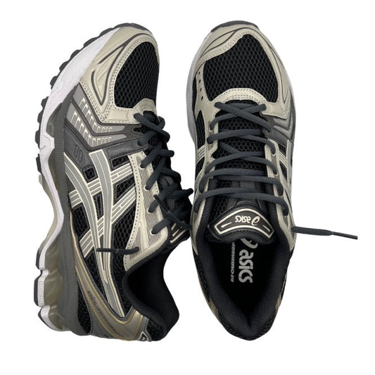 Asics gel kayano 14 obsidian grey.