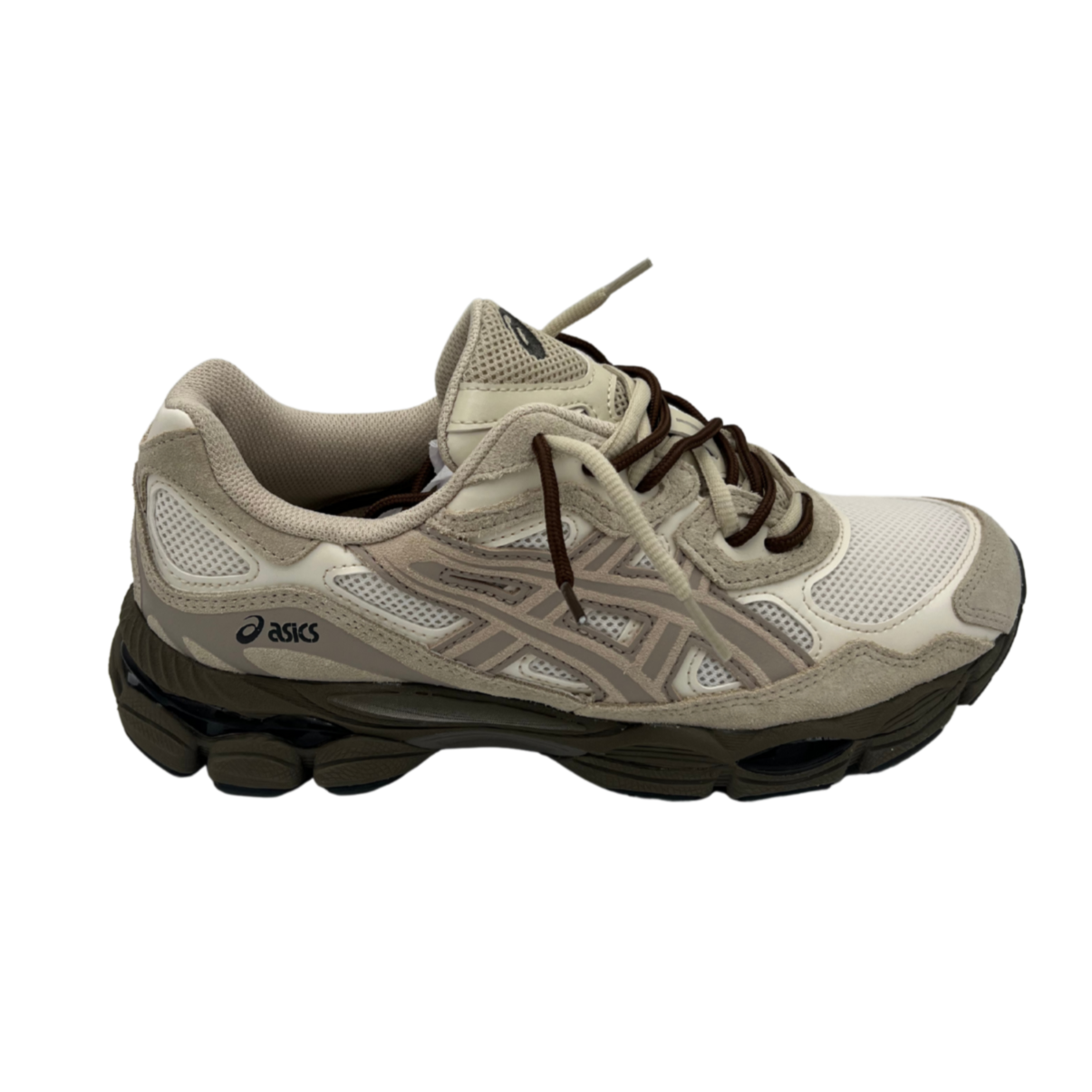 Asics gel nyc cream putty double laced.