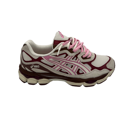 Asics gel nyc cream sweet pink double laced.