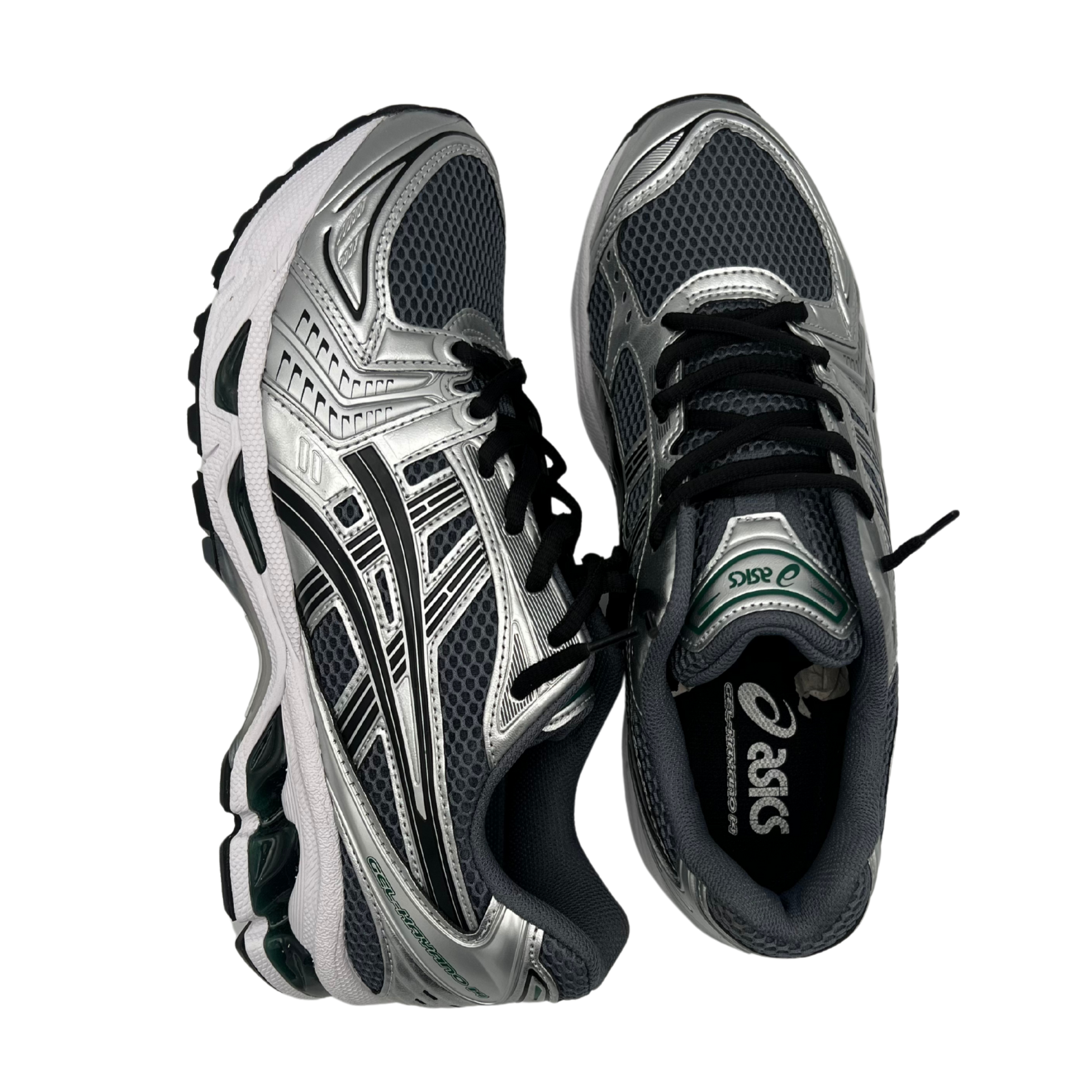 Asics gel kayano 14 metropolis jasper green.